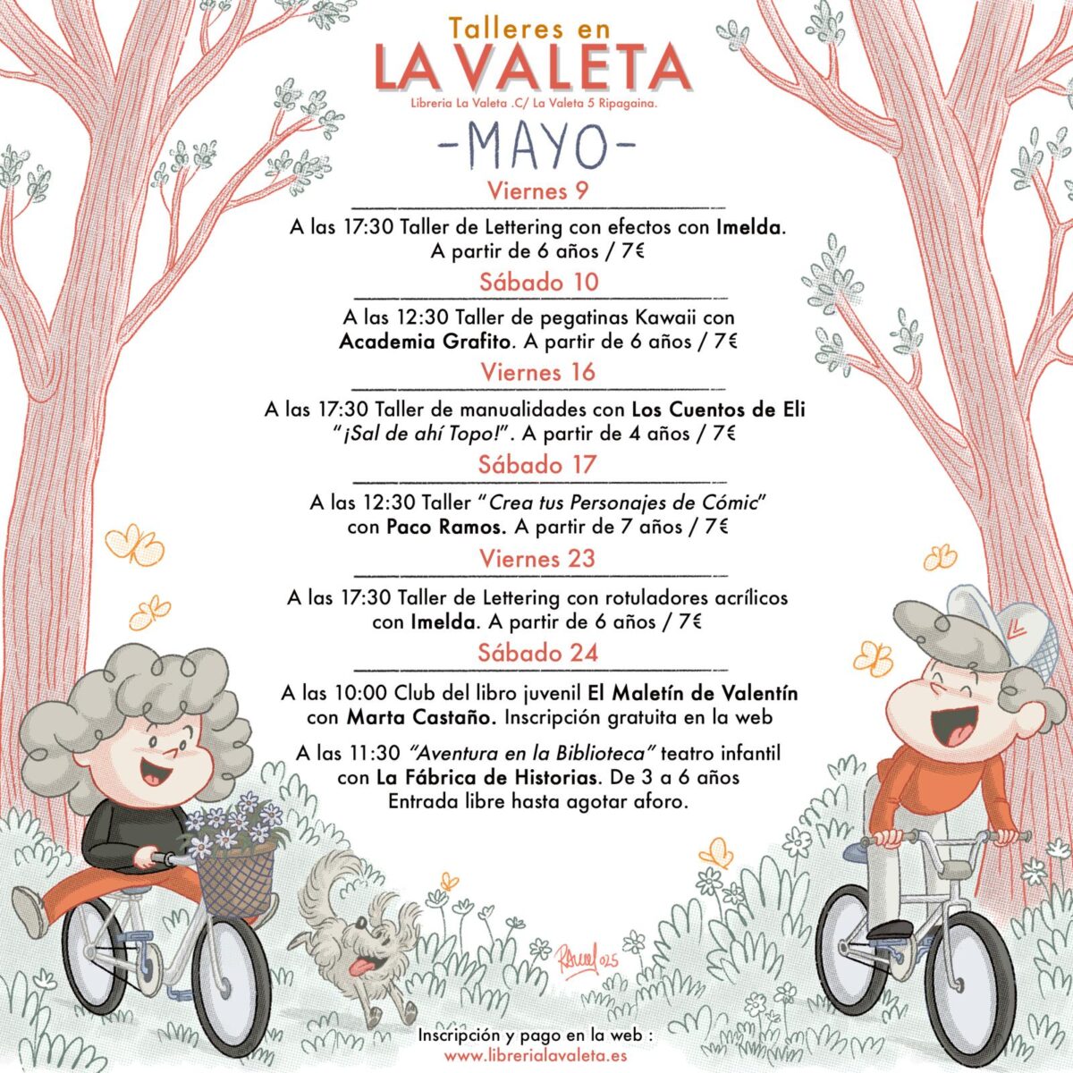 Taller de Lettering con rotuladores acrílicos con Imelda a las 17-30 viernes 23 mayo