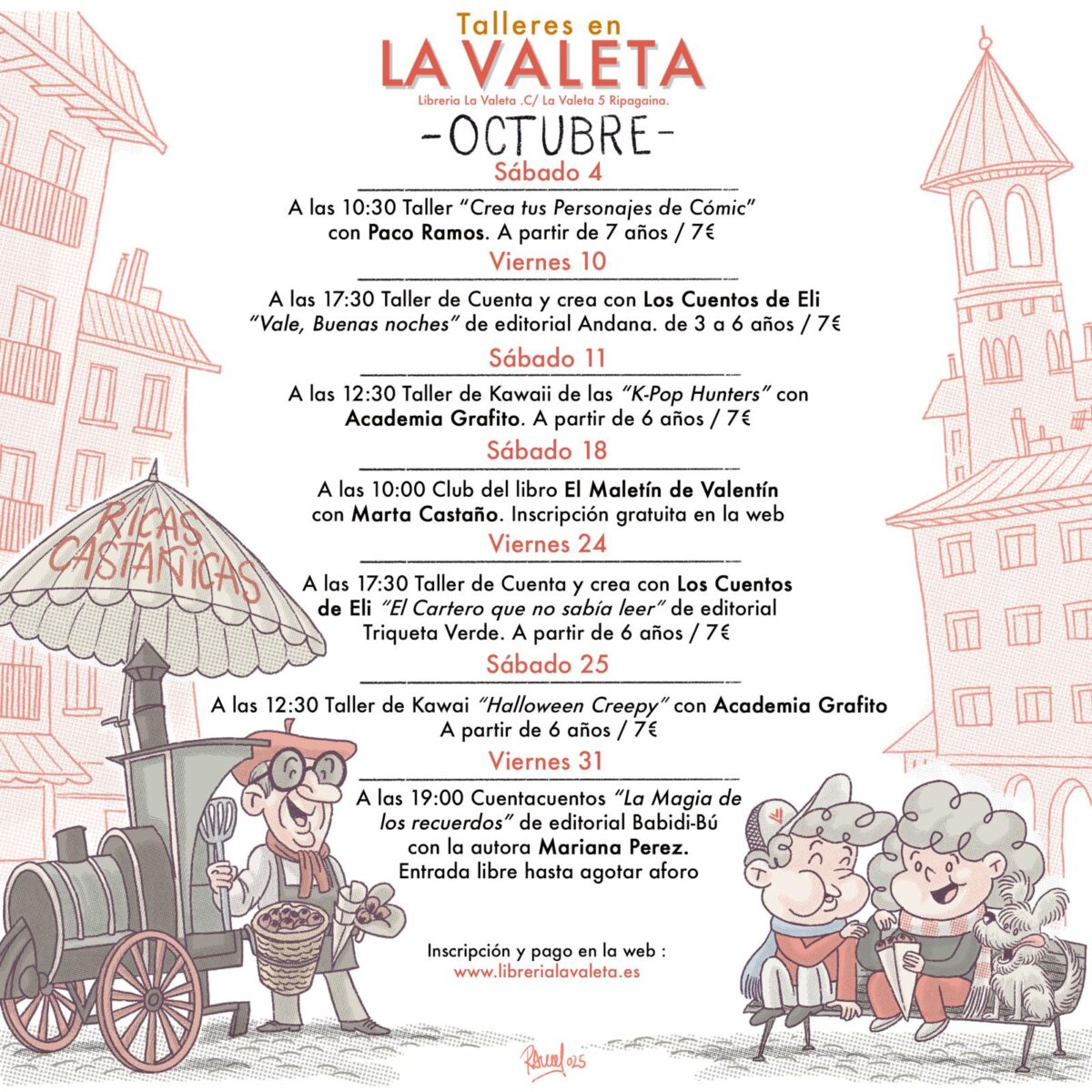 Viernes 24 Taller de Cuenta y Crea con Los Cuentos de Eli El cartero que no sabia leer